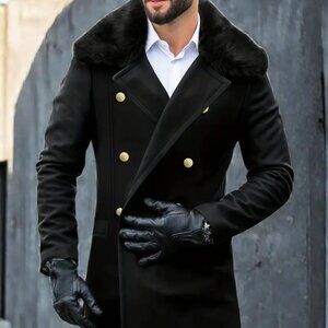 Midi Length Long Sleeve Coat